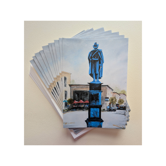 Man on the Monument Urbana, Ohio Greeting Card Set